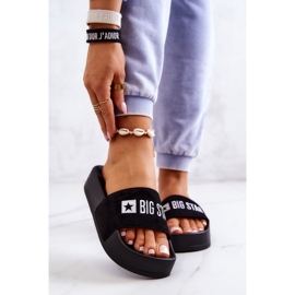 Gumové pantofle Big Star JJ274A263 Black černá 1