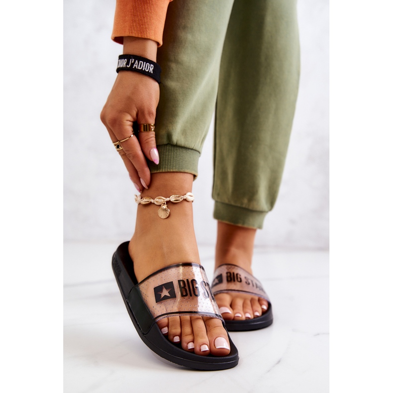 Dámské pantofle Big Star JJ274639 Černé černá 1