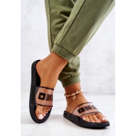 Dámské pantofle Big Star JJ274639 Černé černá 2