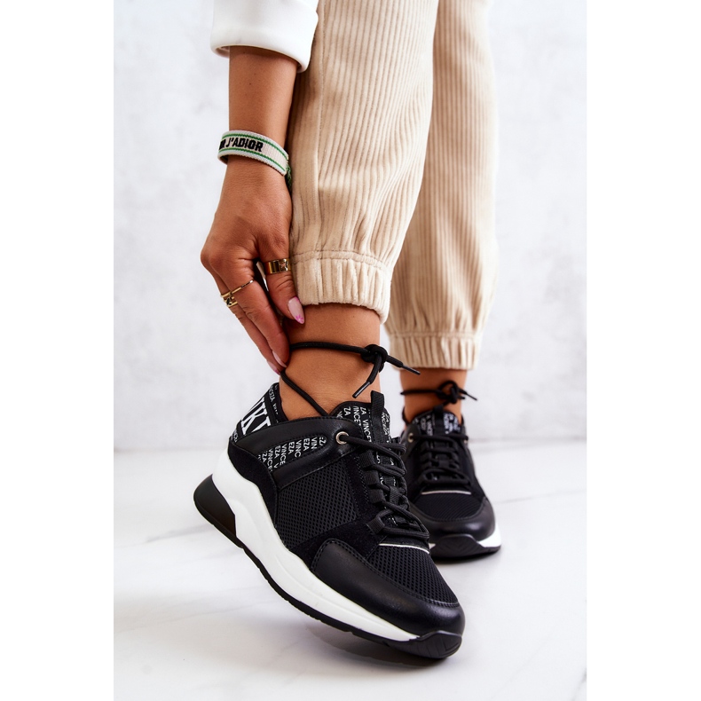 Vinceza Sportovní Boty Tenisky Na Klínu Černá Lorey 1 Vinceza Sportovní Boty Tenisky Na Klínu Černá Lorey 1