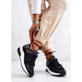 Vinceza Sportovní Boty Tenisky Na Klínu Černá Lorey 2 Vinceza Sportovní Boty Tenisky Na Klínu Černá Lorey 2