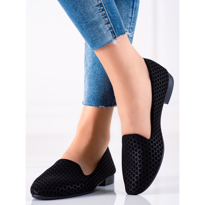 TRENDI Klasické Pány Se Vzorem černý 1