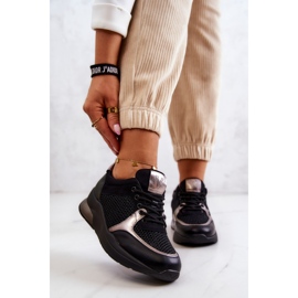 Vinceza Módní sportovní obuv Dámské tenisky Black Danielle černá 2