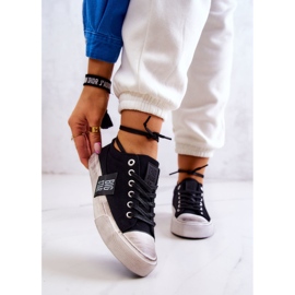 Dámské tenisky Sneakers Big Star JJ274354 Černo-Bílá bílý 1