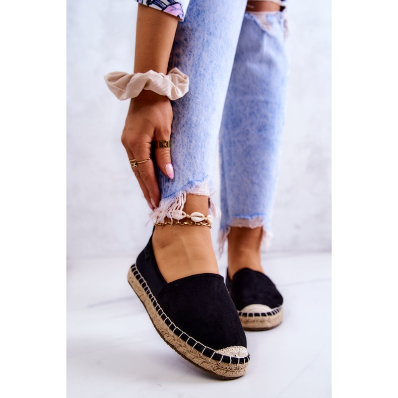 Dámské klasické espadrilky Big Star JJ274952 Black černý 1