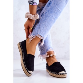 Dámské klasické espadrilky Big Star JJ274952 Black černý 2