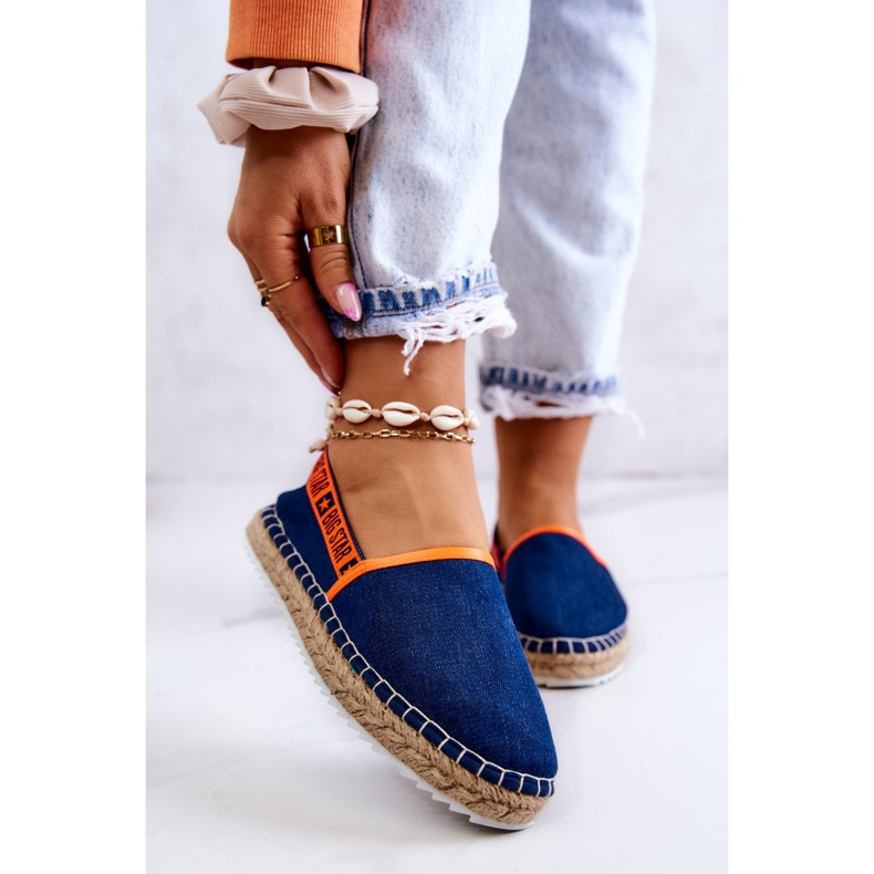 Nazouvací espadrilky Big Star JJ274877 Námořnická modrá modrý 1