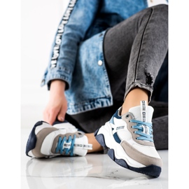 Dámské tenisky Big Star JJ274580 bílý modrý vícebarevný 2 Dámské tenisky Big Star JJ274580 bílý modrý vícebarevný 2