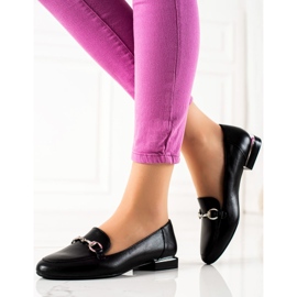 Sergio Leone Mokasíny Na Plochých Podpatcích Sergia Leoneho černá 2 Sergio Leone Mokasíny Na Plochých Podpatcích Sergia Leoneho černá 2