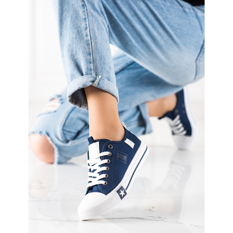 Dámské tenisky Big Star JJ274256 námořnická modrá modrý 1