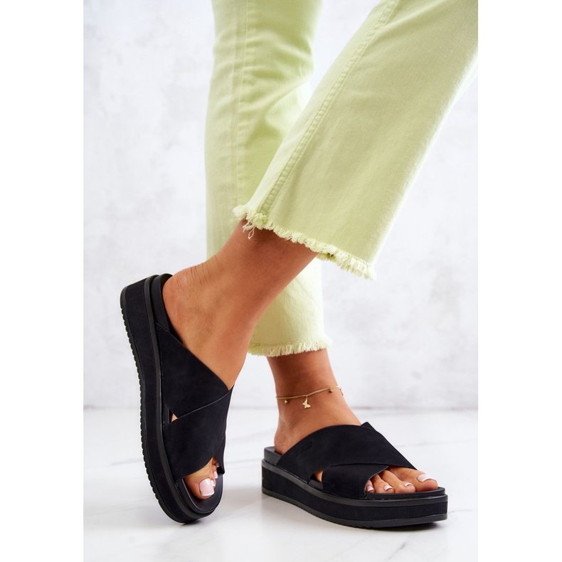 Dámské pantofle Big Star JJ274721 Black černá 2