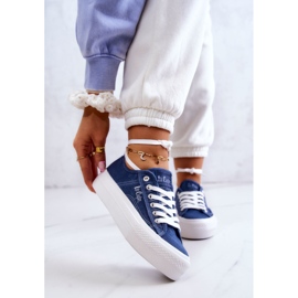 Dámské tenisky Lee Cooper LCW-22-31-0834L Modré modrý 2