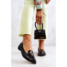 Dámské lakované mokasíny Lordsy Nicole 2712/035 Black černá 1