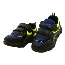 Sportovní obuv ADI LED svítící suchý zip News 22DZ32-4836 Royal černý modrý zelený 2
