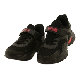 ADI Chlapecké sportovní boty na suchý zip News 22DZ32-4930 Black černá 2