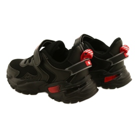 ADI Chlapecké sportovní boty na suchý zip News 22DZ32-4930 Black černá 5