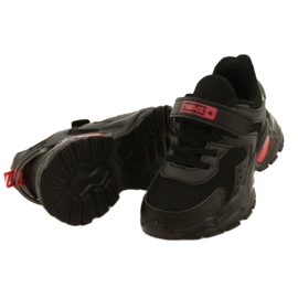 ADI Chlapecké sportovní boty na suchý zip News 22DZ32-4930 Black černá 3