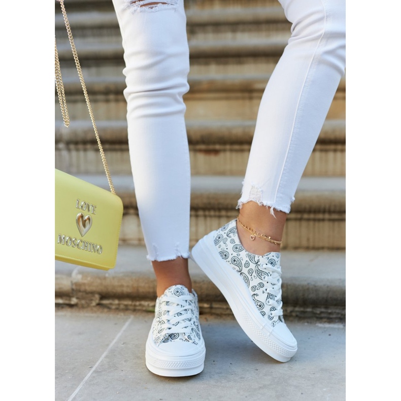 PM1 Dámské Tenisky Bílé Humphrey bílý černá 2