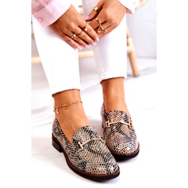 Dámské mokasíny Laura Messi 2307 béžovo-černé béžový černá 3