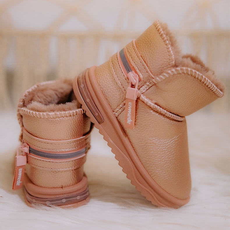 PA1 Dětské sněhule Pink Frosty růžový růžový 2