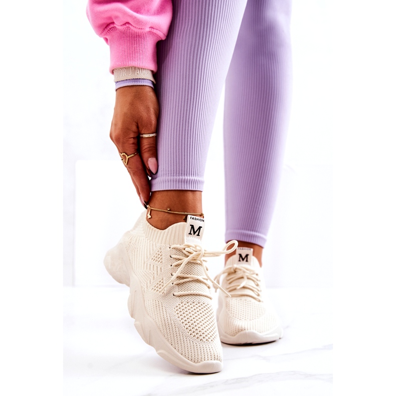 PS1 Sportovní obuv Tenisky Fabric Světle béžová Nolene béžový 2