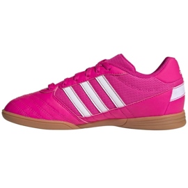 Kopačky Adidas Super Sala Jr G55911 růže a fialové 1