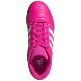 Kopačky Adidas Super Sala Jr G55911 růže a fialové 2