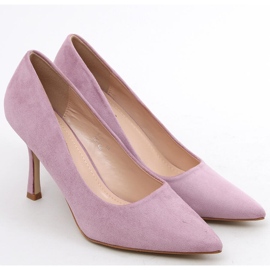 Dámské semišové lodičky Giorgia Purple fialová 1