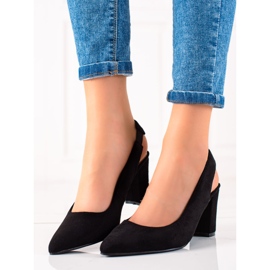 Evento Lodičky s objevenou patou černý 1