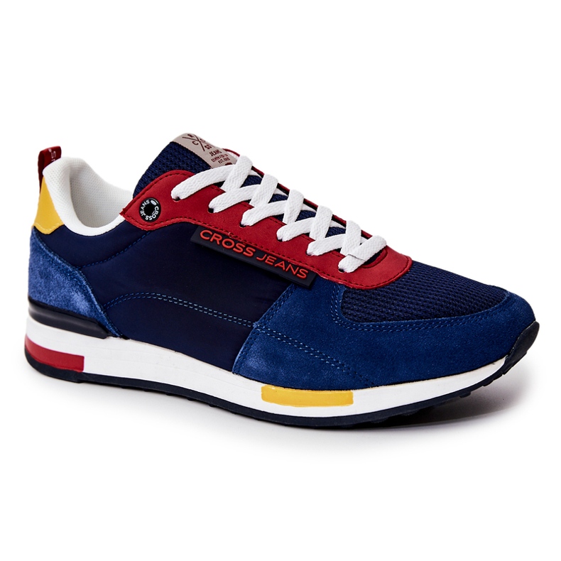 Pánské sportovní boty Cross Jeans JJ1R4008C Navy Blue námořnická modř vícebarevný 1