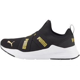 Puma Wired Run Slip On Jr383732 04 černá 1
