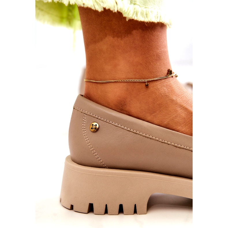 Dámské kožené boty Fringes Maciejka 05497-04 Béžová béžový 5 Dámské kožené boty Fringes Maciejka 05497-04 Béžová béžový 5