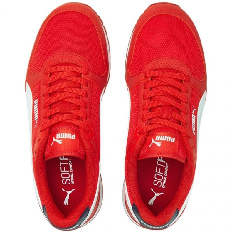 Puma St Runner v3 Mesh Jr 385510 04 červený 1