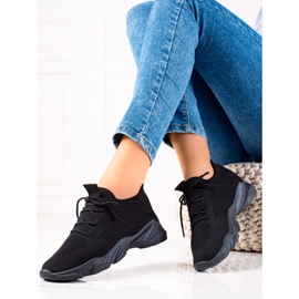 Sweet Shoes Černé sportovní boty černý 1