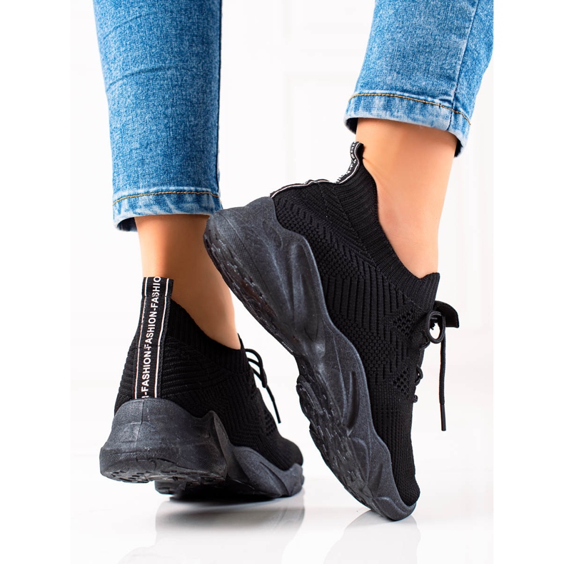 Sweet Shoes Černé sportovní boty černý 2