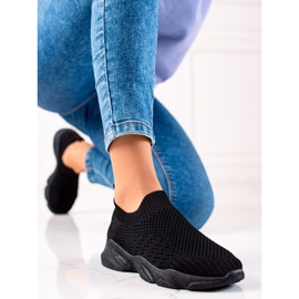 Sweet Shoes Nazouvací sportovní tenisky černá 2