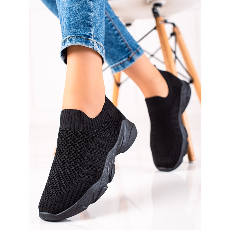 Sweet Shoes Nazouvací sportovní tenisky černá 1