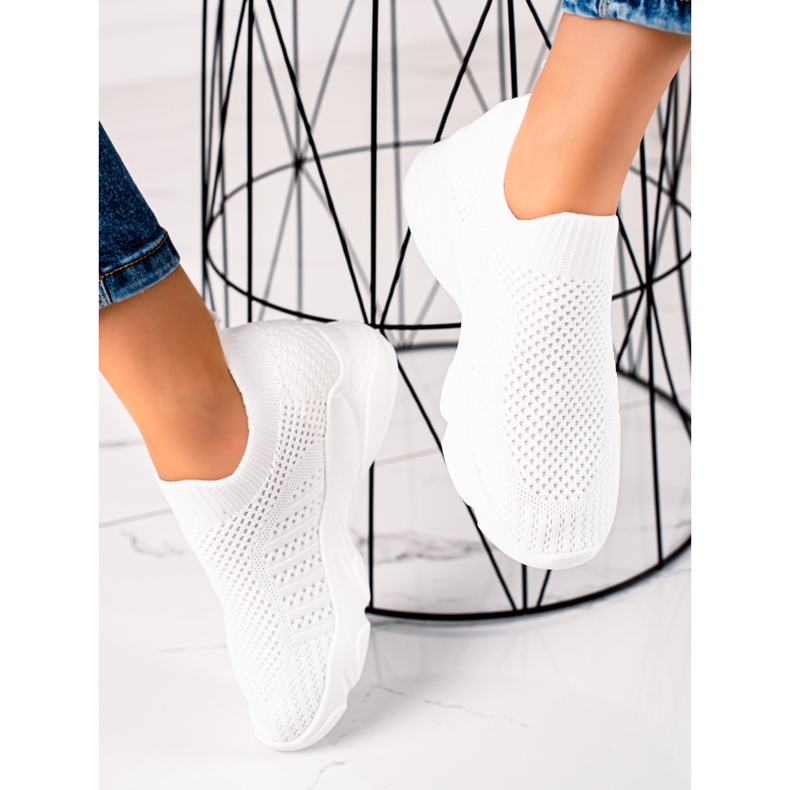 Sweet Shoes Nazouvací sportovní tenisky bílý 1