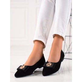 Filippo Černé kožené lodičky černý 1