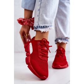 Dámská sportovní obuv Memory Foam Big Star JJ274270 Červená červené 1 Dámská sportovní obuv Memory Foam Big Star JJ274270 Červená červené 1