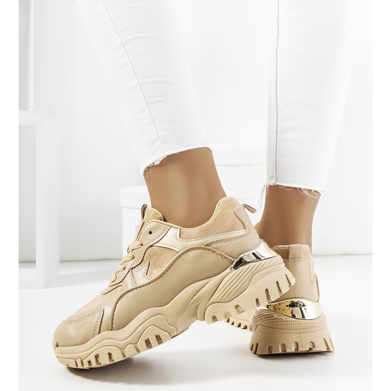 Hnědé dámské tenisky Livorno hnědý 1 Hnědé dámské tenisky Livorno hnědý 1