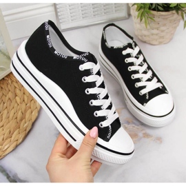 Tenisky na platformě S. Barski W OLI156A černé černý 1