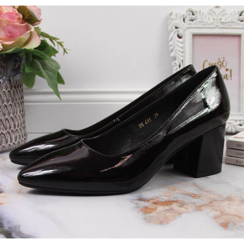 Lodičky na postu Serio Leone W SK358C černé černá 2