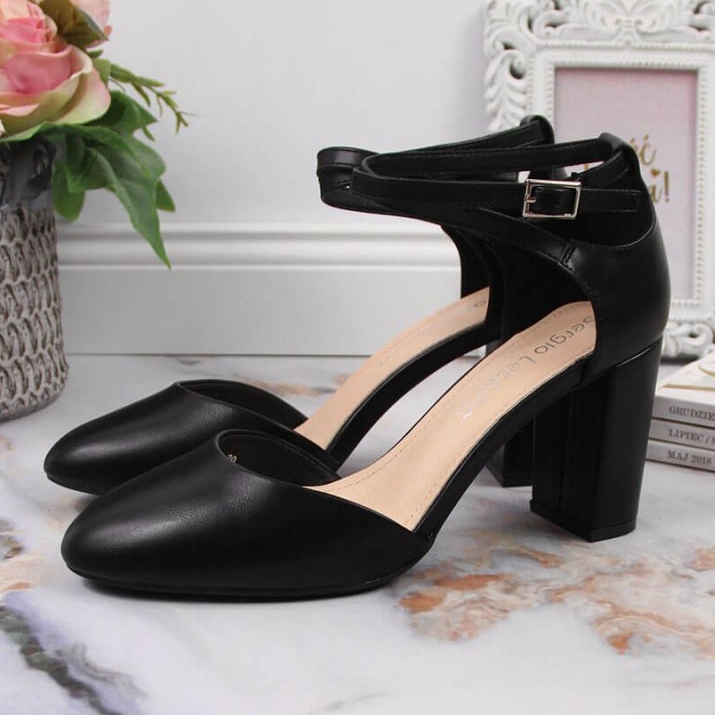 Sandály na postu Sergio Leone W SK364B černé černá 2