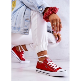 Dámské klasické tenisky Cross Jeans JJ2R4010C červené červený 2