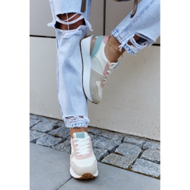 FG2 Sportovní obuv Coryse vázaná v béžové a zelené barvě hnědý zelená 1 FG2 Sportovní obuv Coryse vázaná v béžové a zelené barvě hnědý zelená 1