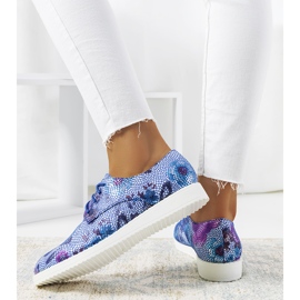 Dámské modré boty značky Barrow modrý 1