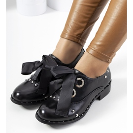 Černé ploché boty Belcastro černá 1