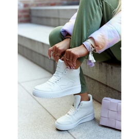 FG2 Dámské vysoké sportovní boty bílé Megithoe bílý 1