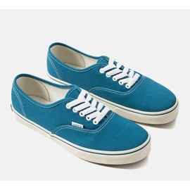 Lněné pánské tyrkysové tenisky modrý zelený 1